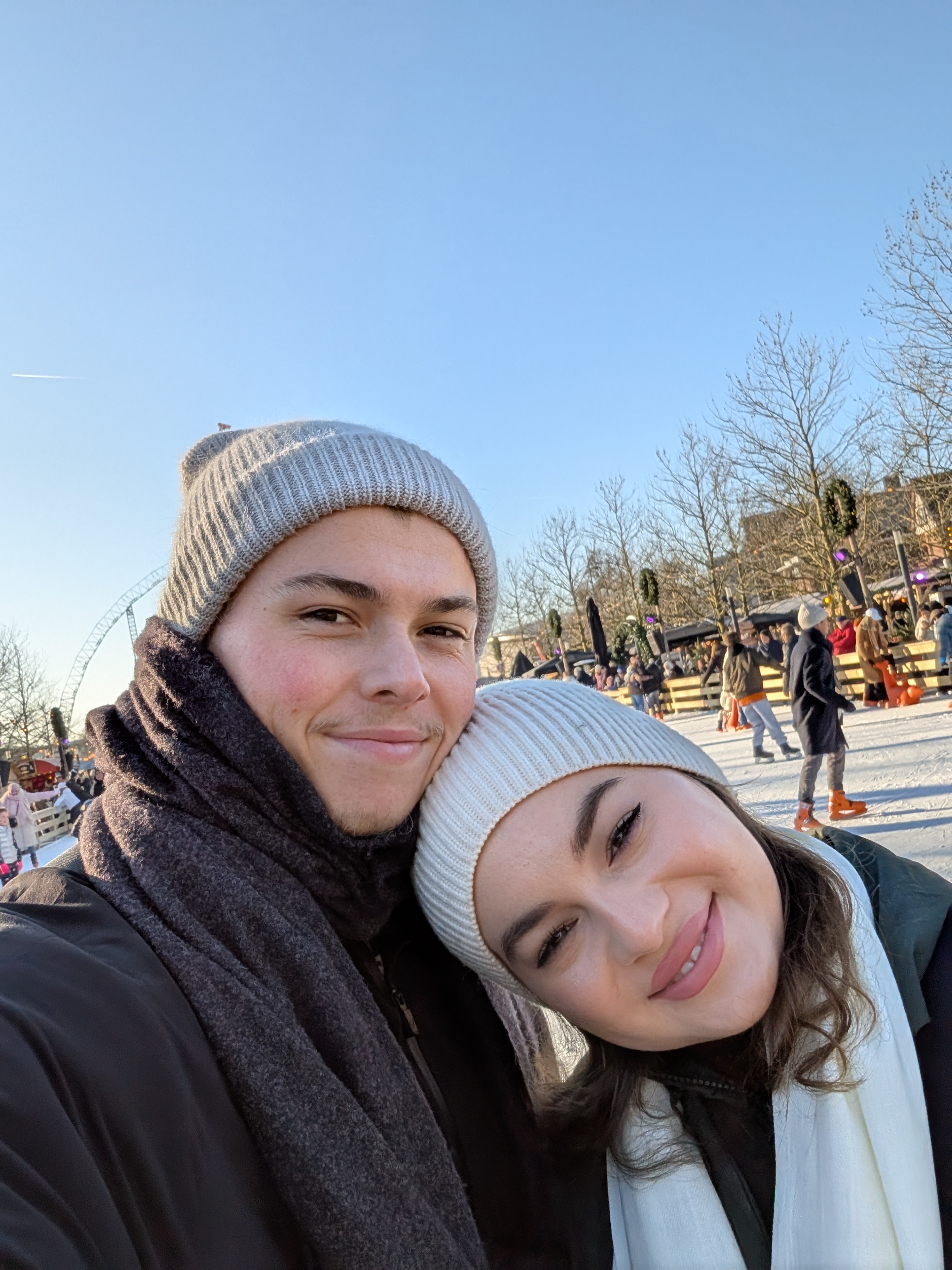 Logan and his wife selfie